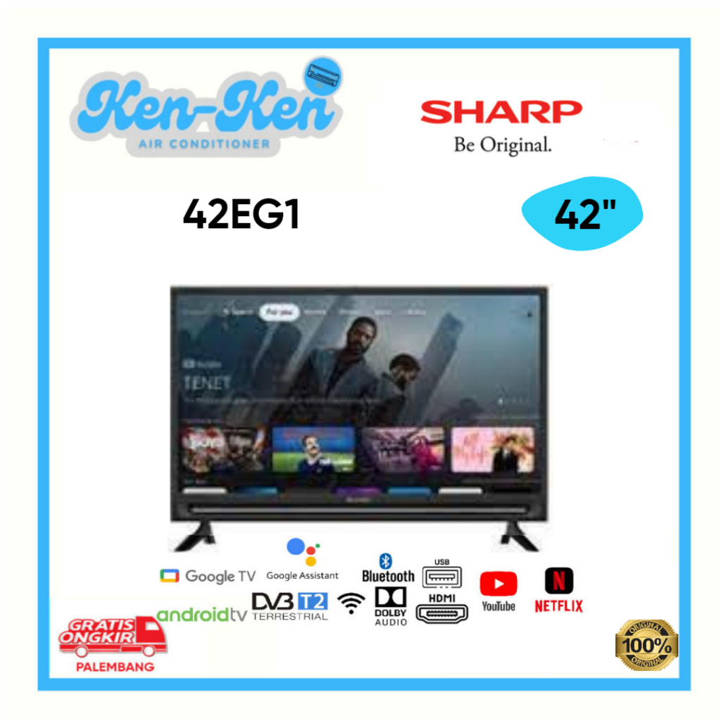 TV LED Android Sharp 42EG1 LED Sharp 42 Inch Android Gogle TV Sharp