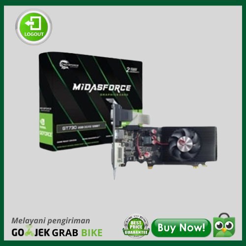 VGA Nvidia Midasforce GT730 4GB/GT210/GT610/GTX 750Ti/GTX 1050Ti DDR3 128 Bit LP - Midas Force