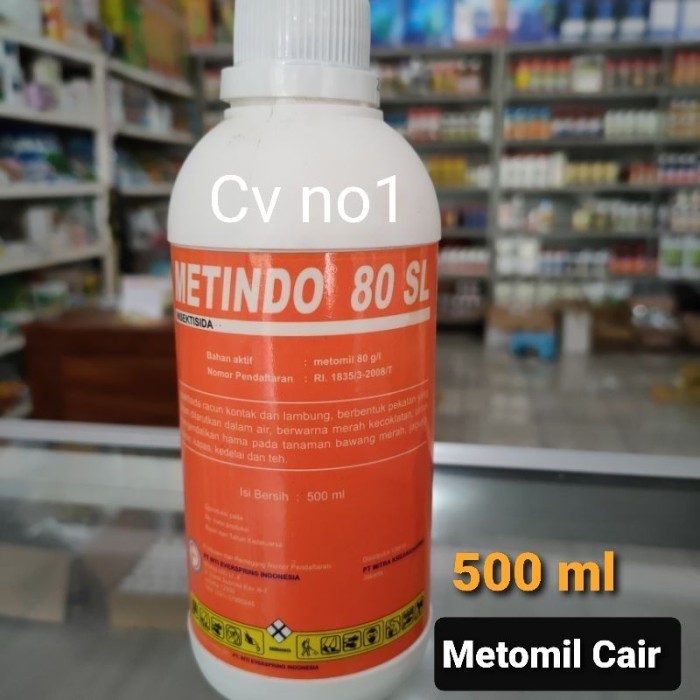 METINDO 80 SL METOMIL HAMA KAPER/HAMA WALANG/HAMA ULAT 500 ML