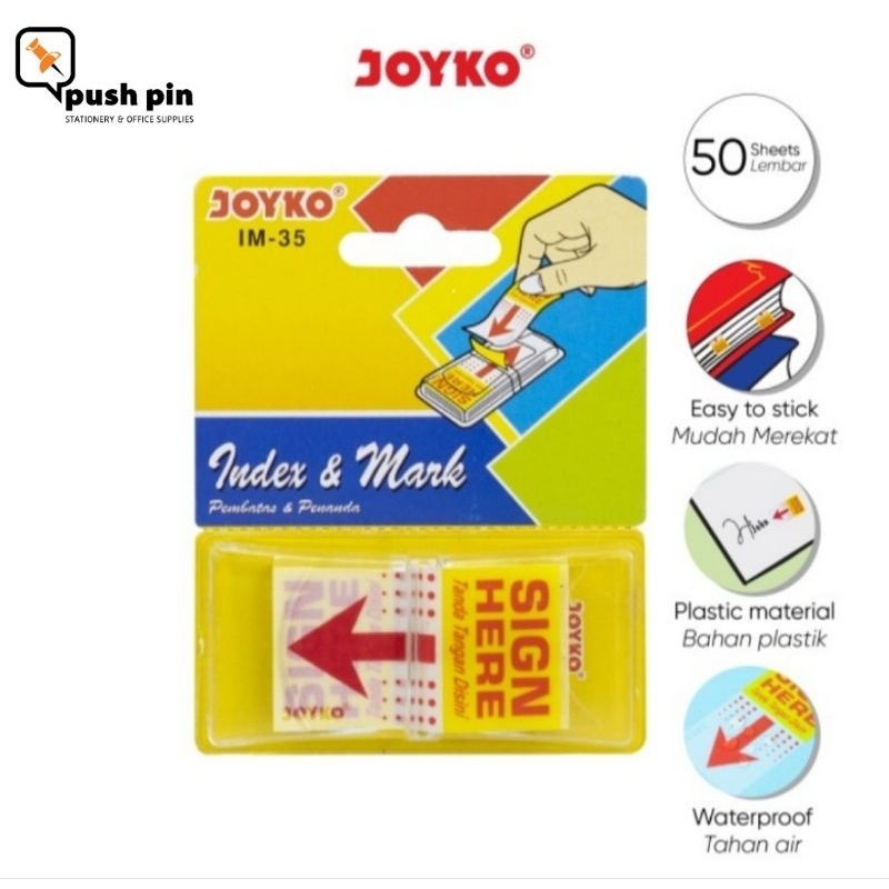 

Joyko Index & Mark Penanda Pembatas IM-35 Plastik