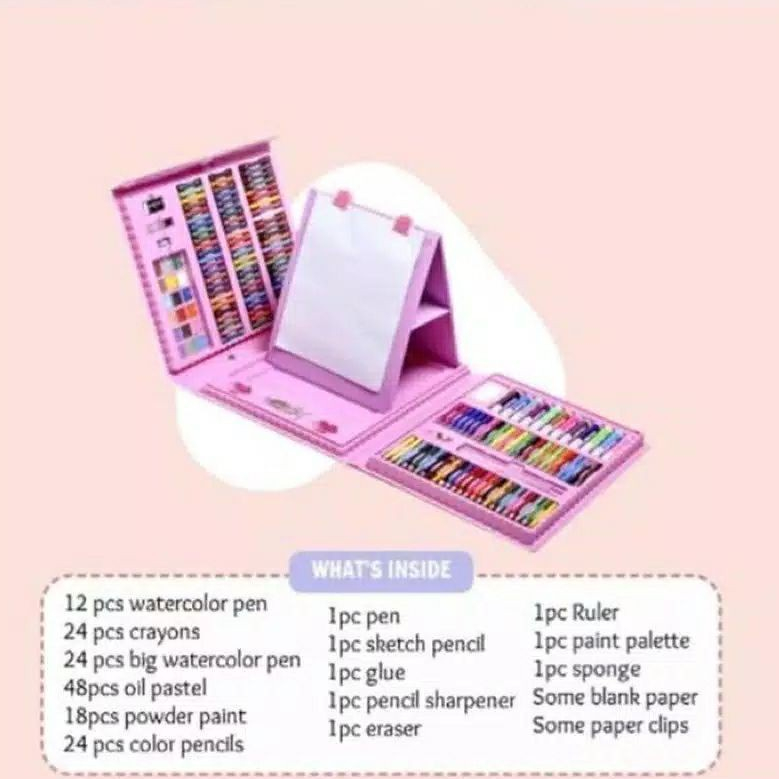 

PROMO!! Crayon Set 208pcs /Krayon Mewarnai Anak 150pcs