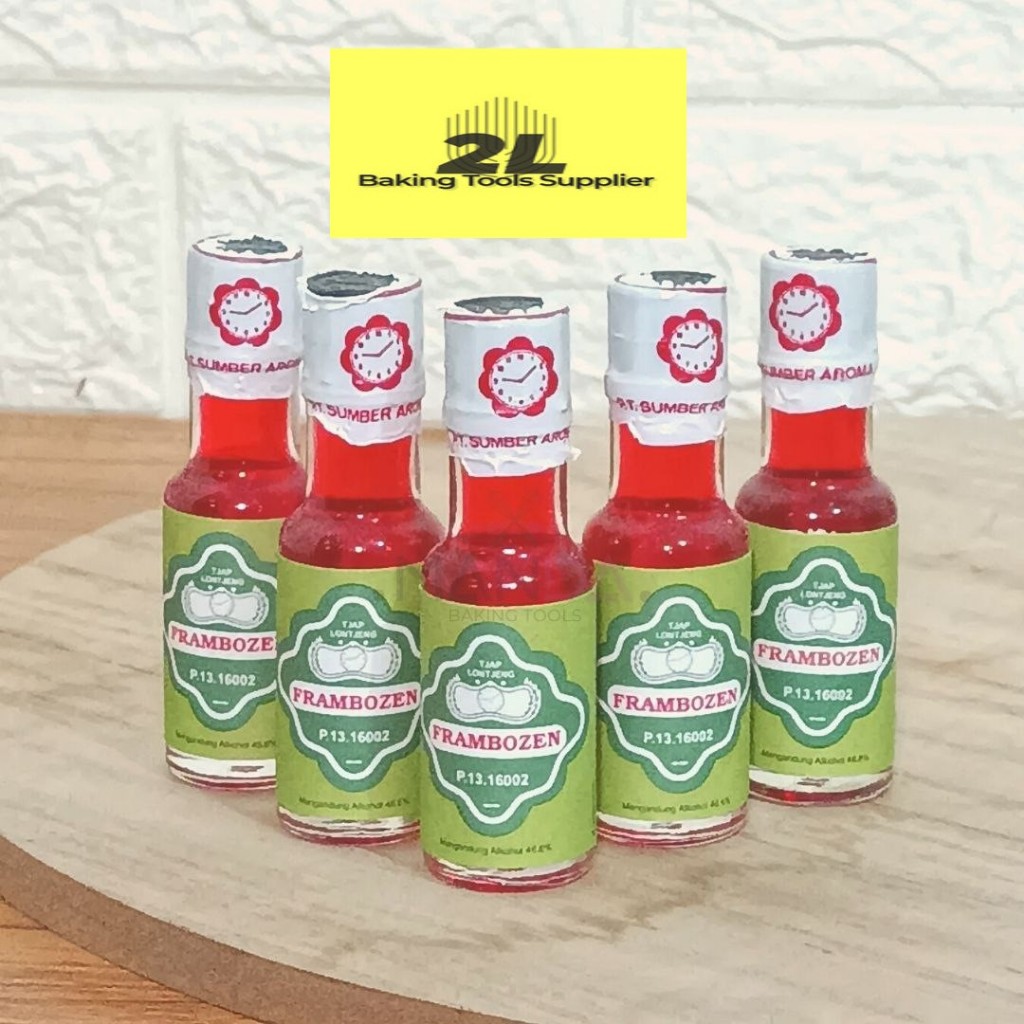 

Perisa pewarna minuman makanan kue frambozen lontjeng