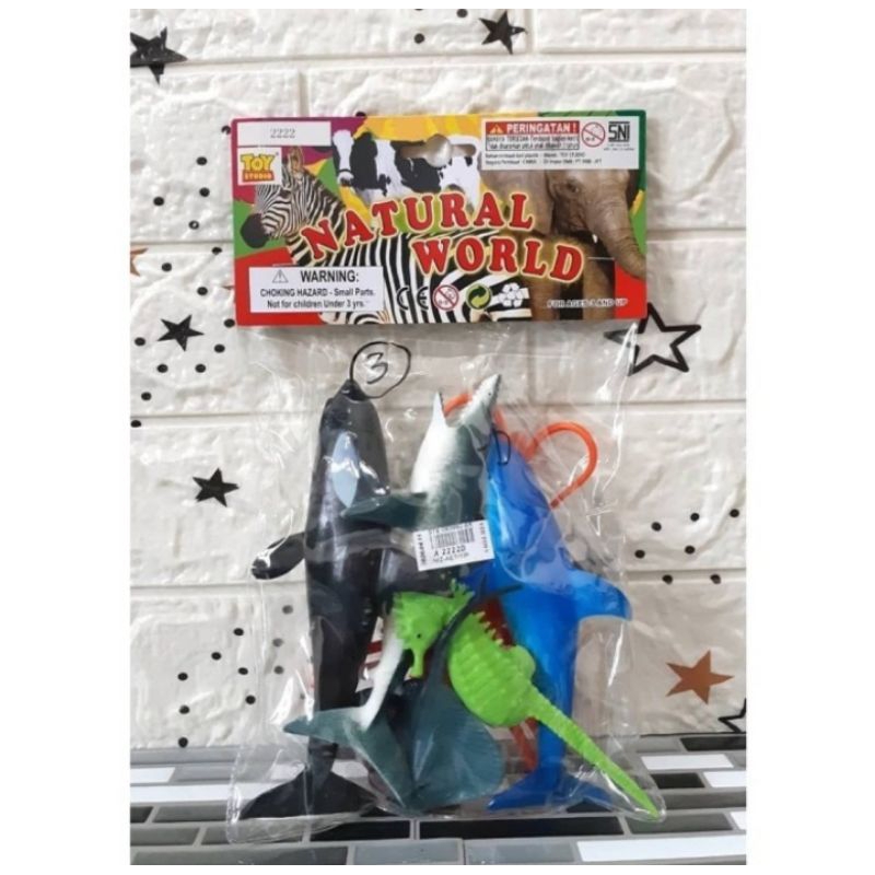 Mainan Miniatur Hewan Laut / Natural World