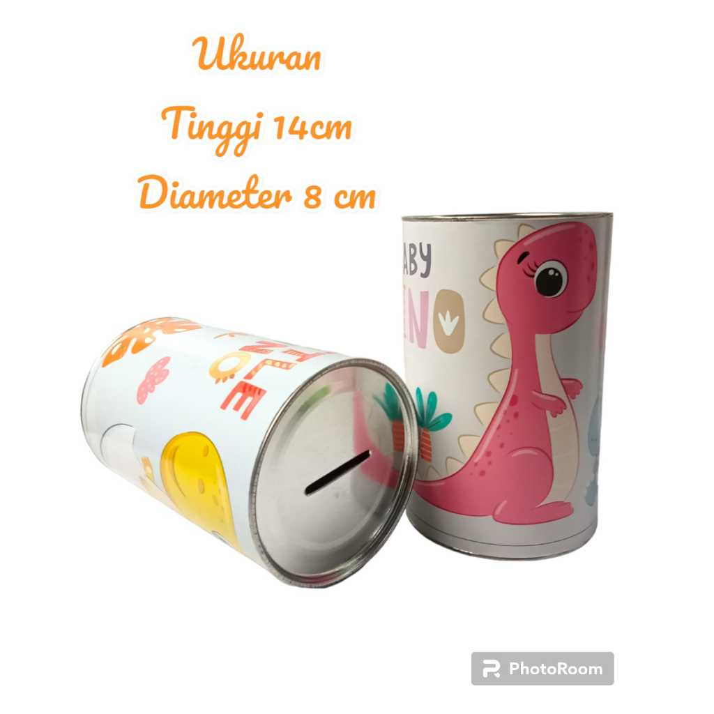 CELENGAN MEDIUM TEMA DINO CUTE SOUVENIR ULANG TAHUN ANAK PREMIUM