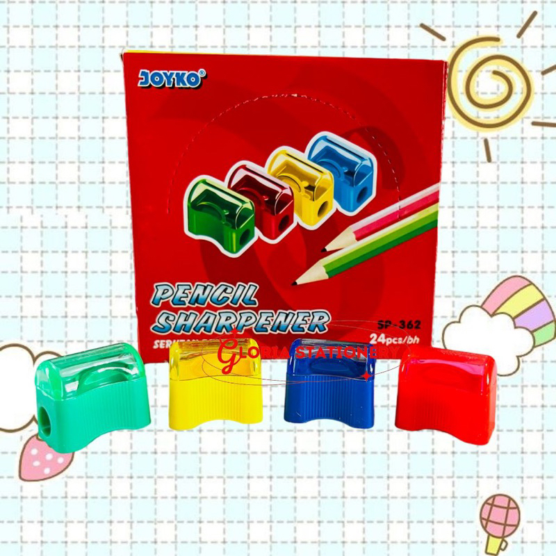 

JOYKO SP 362 Sharpener/ Serutan Roti SP 362 (isi 24 pcs)