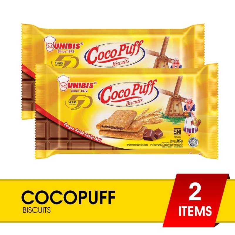 

Biscuits Coco Puff Rasa Cokelat