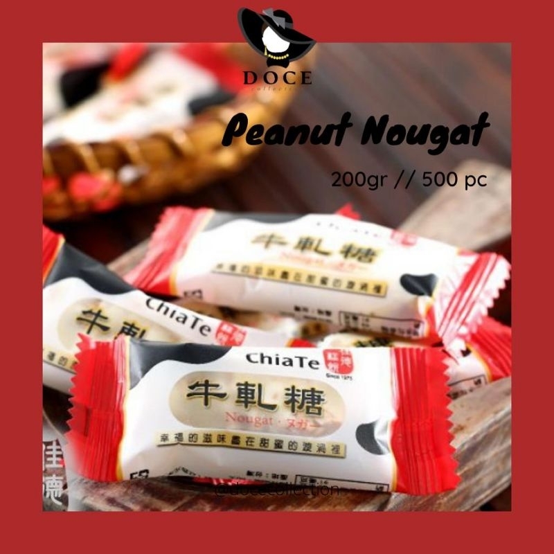 Chiate Chia Te Taiwan Peanut Nougat Candy Snack