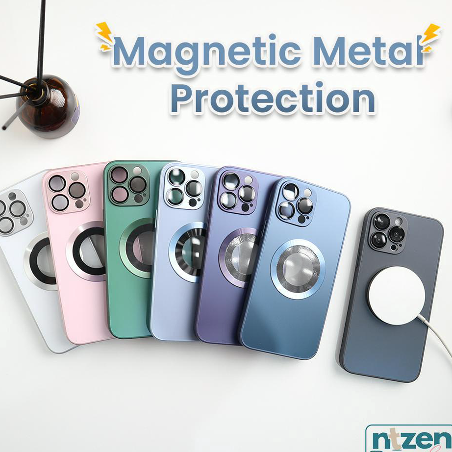 Beli Sekarang - Case Iphone MAGNETIC METAL PROTECTION 11 12 PRO MAX