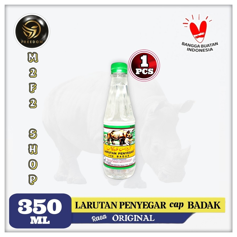 

Larutan Penyegar Cap BADAK Original Botol Pet - 350 ml (Kemasan Satuan)