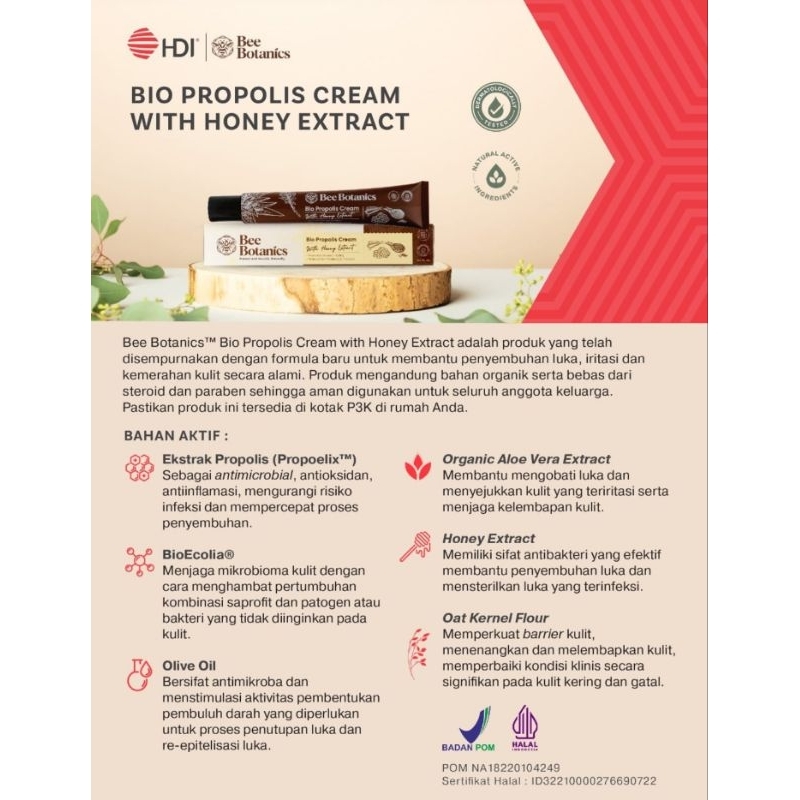 Bio Propolis Cream with Honey Extract