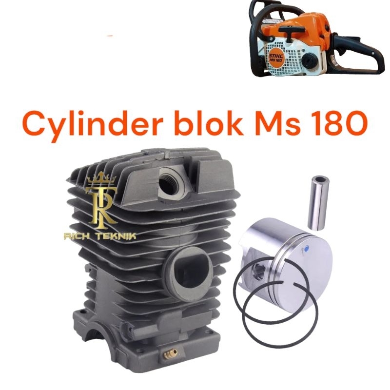 Cylinder block Stihl MS-180  CYLINDER BLOCK MESINPEMOTONG KAYU STIHL MS 180
