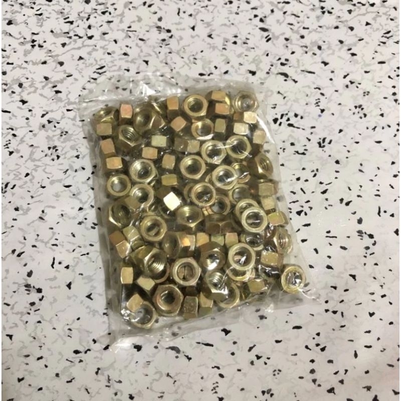 mur m10 kuning mur 14 mur 10mm [paket 50]