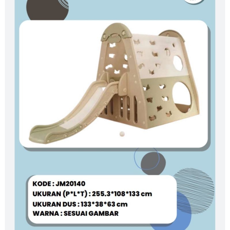 mainan anak JM20140 playtent playhouse slide swing tenda panjat anak