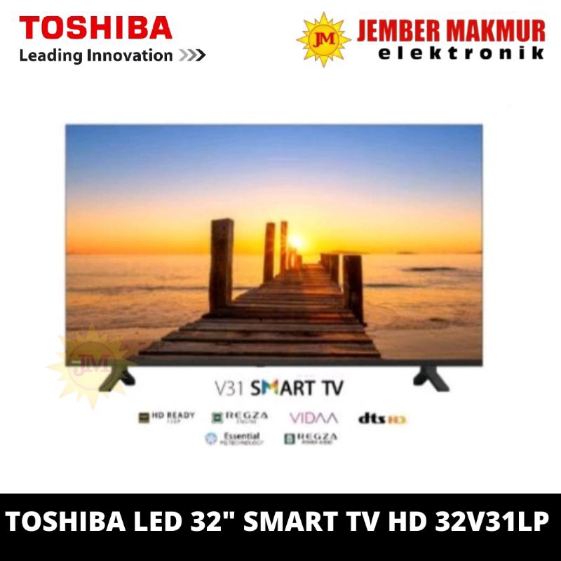 TOSHIBA LED 43" 32" SMART TV HD 43V31LP 32V31LP