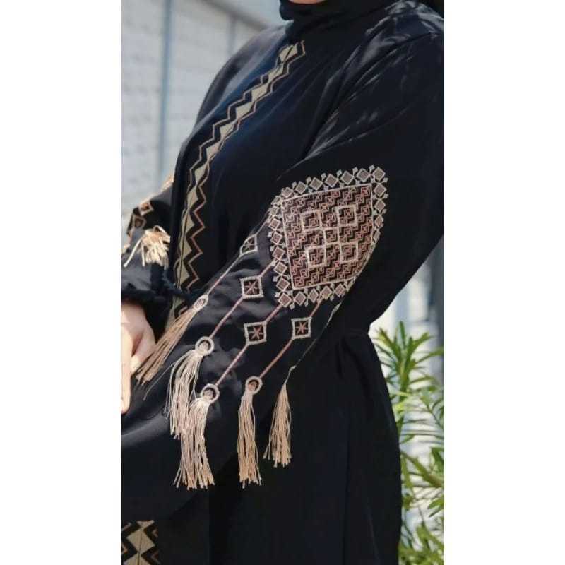 Abaya bordir koncer -gamis turki terbaru abaya - gamis abaya terbaru -gamis arabian turkey - gamis a