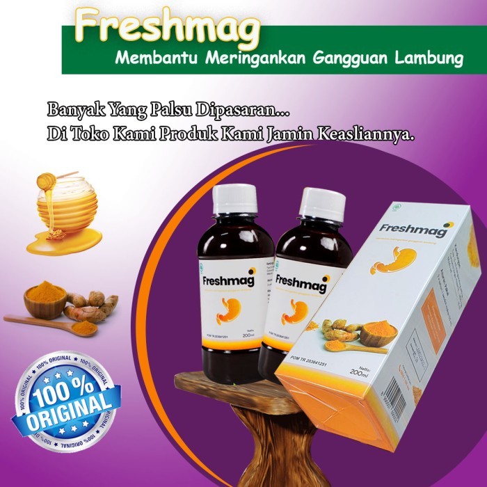 Freshmag - Madu Menurunkan Asam Lambung Original