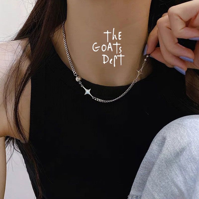 The Goats Dept -  Starlet Chained Necklace Original / tgd962 kalung model bintang kejora stars star 