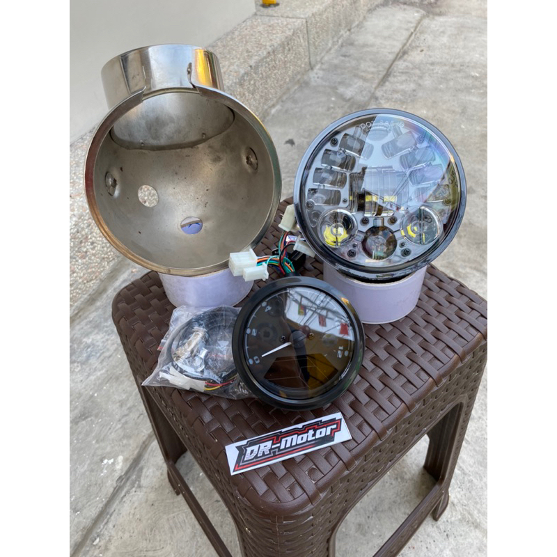 batok yl set spedo babon set daymaker 5,7 inch pnp cb gl100 gl max