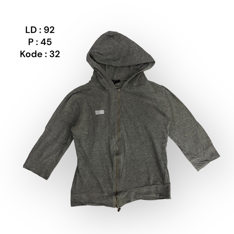 jaket zipper tipis polos