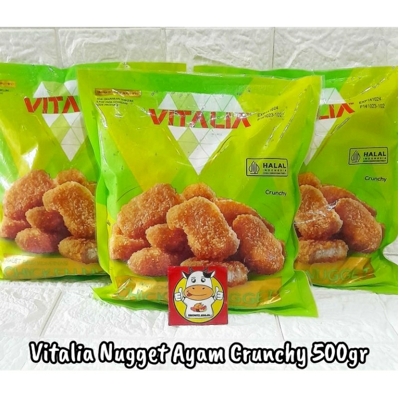 

VITALIA NUGGET CRUNCHY 500GR - FROZEN FOOD - BRONTZ JOGJA