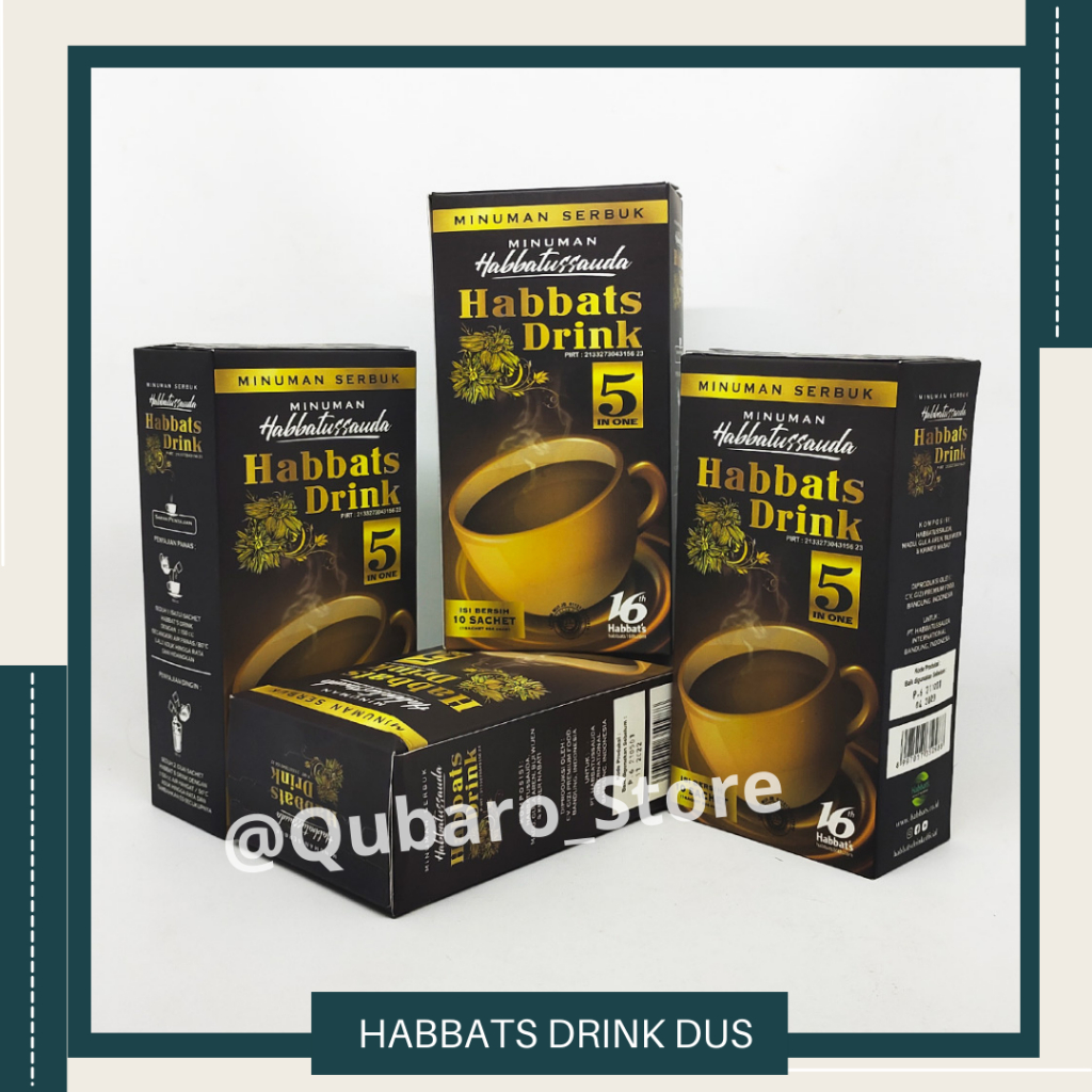 

Habbats Drink Minuman Serbuk Habbatussauda || Minuman Instan Coffee Habbatussauda || Habbat's Kopi Dus || Minuman Instant