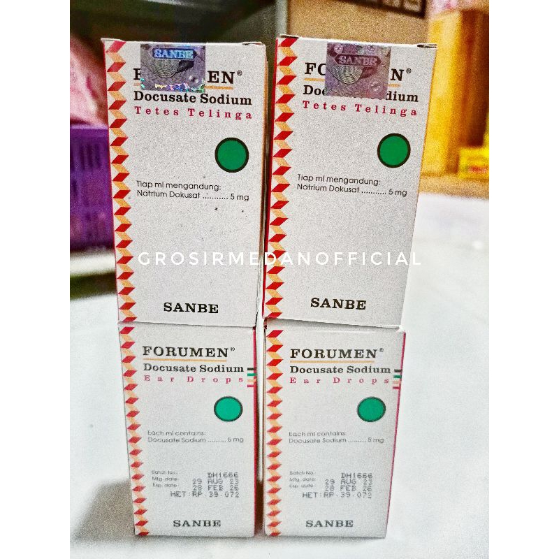 Cod - Forumen Obat Tetes Telinga - Membersihkan Telinga - Membuang Kotoran Telinga