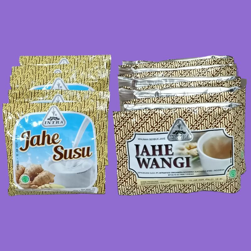 

Intra Jahe Wangi, Susu JAhe Minuman Bubuk 20 gr [10 pcs/renceng]