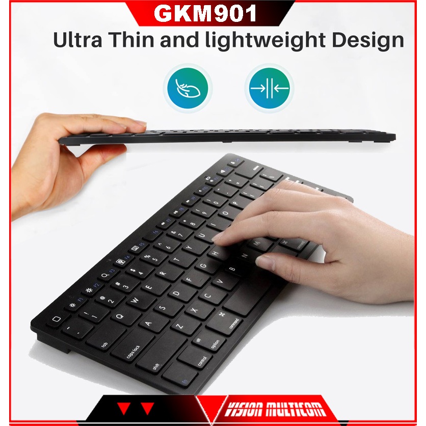 Keyboard & Mouse Wireless Combo 2.4G GKM901 Keyboard Mouse Dell Lenovo