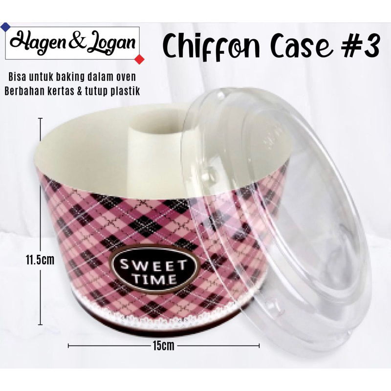 

Chiffon Case (Per 10pc). Loyang Sifon Cake