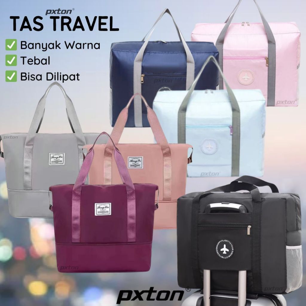 PXTON - Tas travel / TAS DUFFEL LIPAT / TAS TRAVEL BESAR LIPAT ANTI AIR / TRAVEL BAG