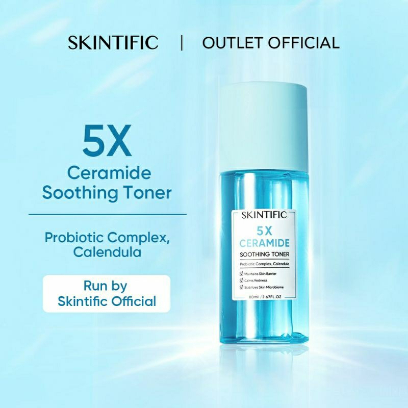 [BPOM] SKINTIFIC 5x Ceramide Soothing Toner 80ml skintific toner ORIGINAL ceramide toner