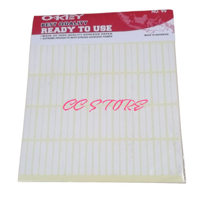 

Okey Label Kecil No 99 Isi 7 Lembar