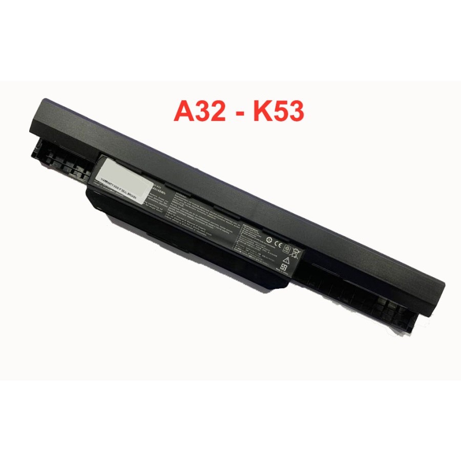Baterai Asus ASUS A43 A43E A43U A43S A53 K43 K43S K53 A32-K53 ORIGINAL ASUS K53