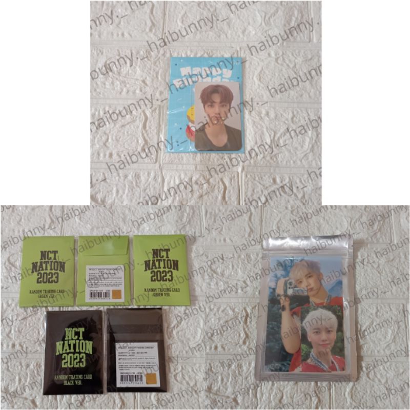 [READY STOCK] MD NCT TRADING CARD NCT NATION GREEN/BLACK VER MD BIRTHDAY CARD JAEMIN 4×6 PHOTO+PC SM