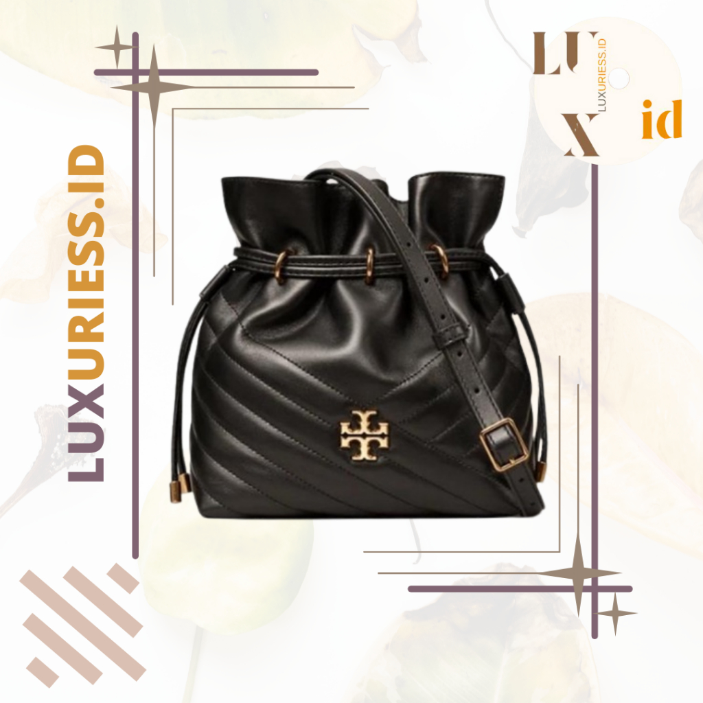 TORY BURCH KIRA CHEVRON BUCKET BAG