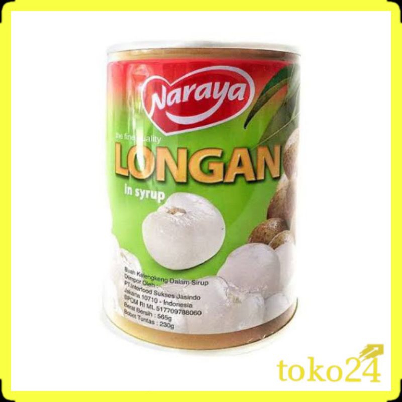 

Naraya Longan in Syrup Kaleng 565 gr