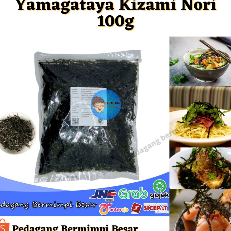 

TSBG1048 (V44859) Yamagataya Kizami Nori | Shredded Nori | Rumput Laut Parut