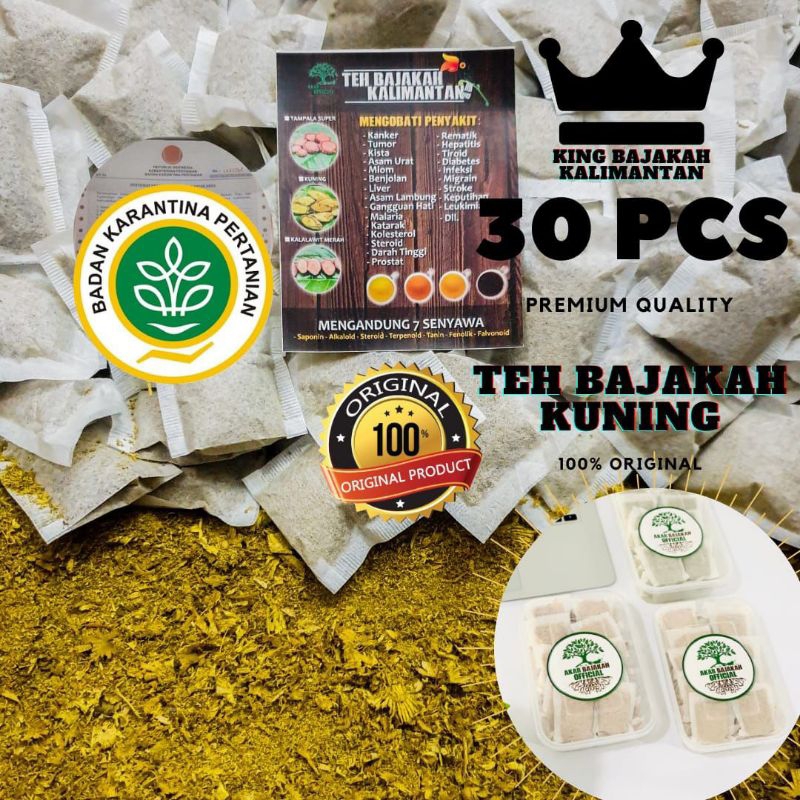 

teh bajakah kuning asli kalimantan