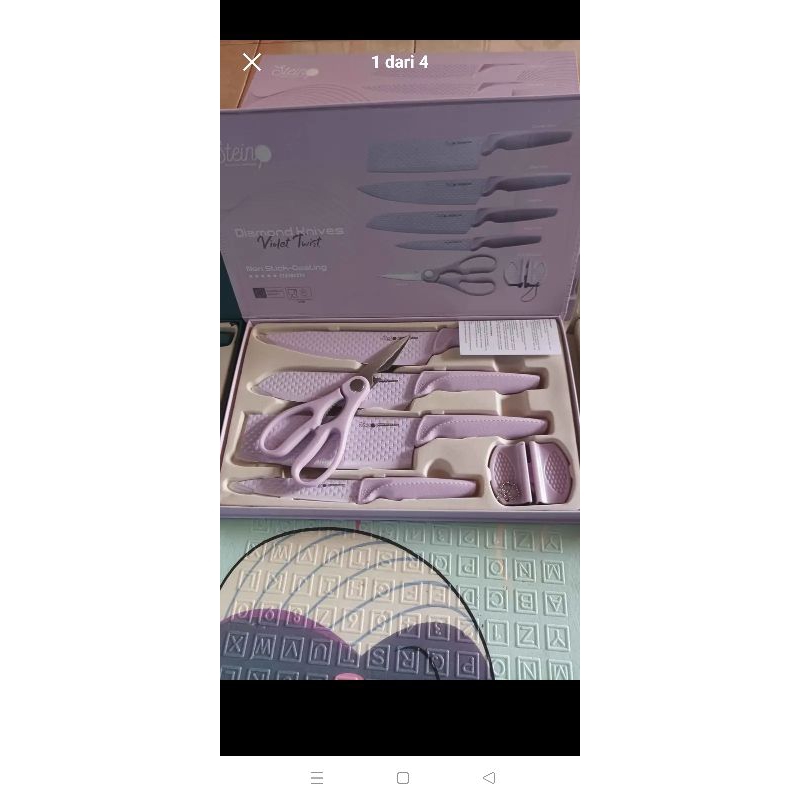 Pisau Steincookware Warna Violet