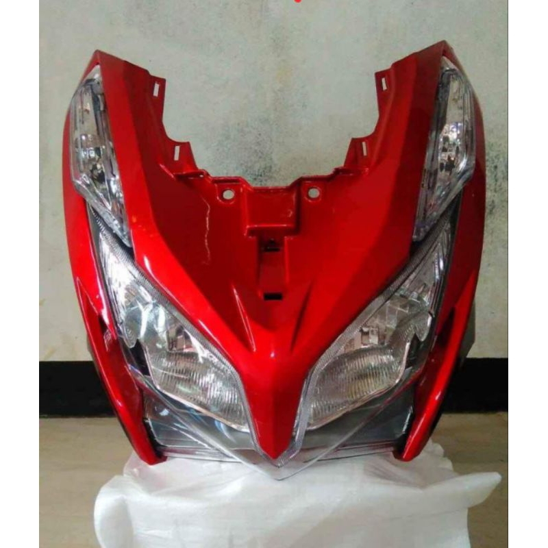 khusus instan dan sameday tameng depan vario 125 + reflektor  + lampu sen depan Vario 125 old