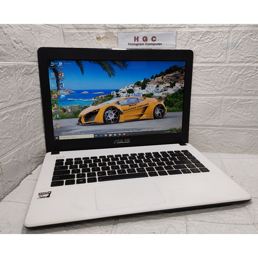 Laptop Asus X450 E1 2500 Ram 8 GB SSD 128GB Murah Meriah