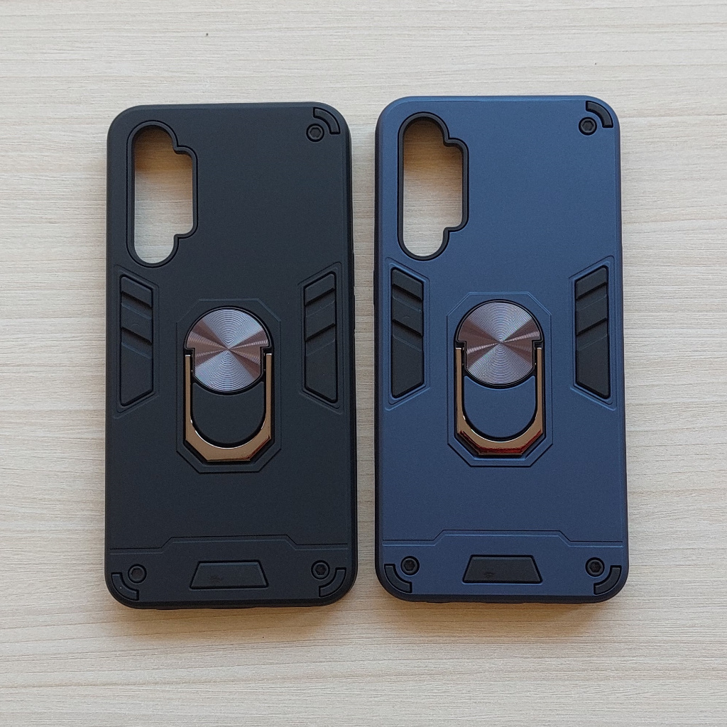 Retro Case Realme XT / casing armor back hard ring kickstand
