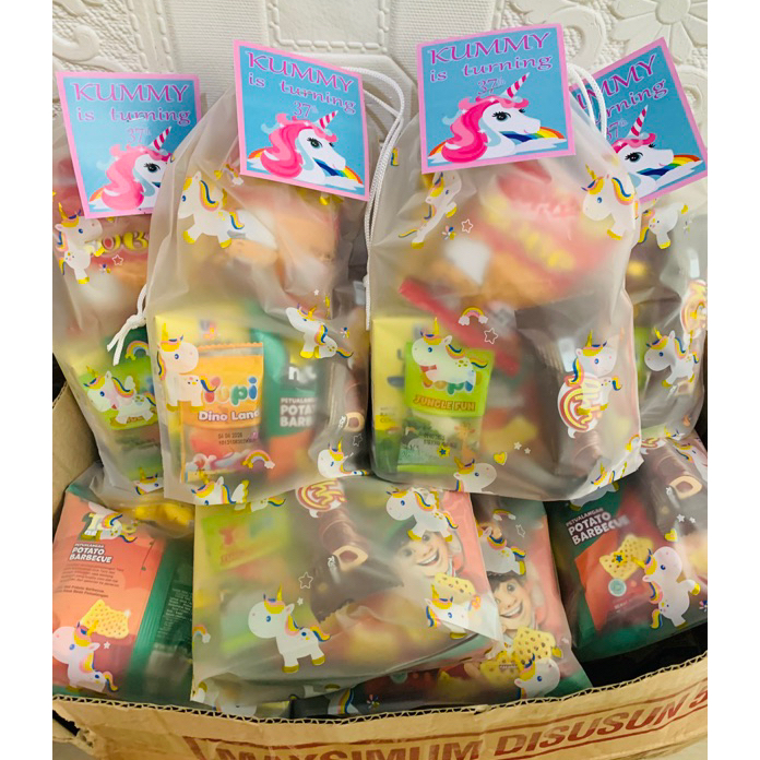 

KFPG3559 Ready Stok paket snack ulang tahun tas