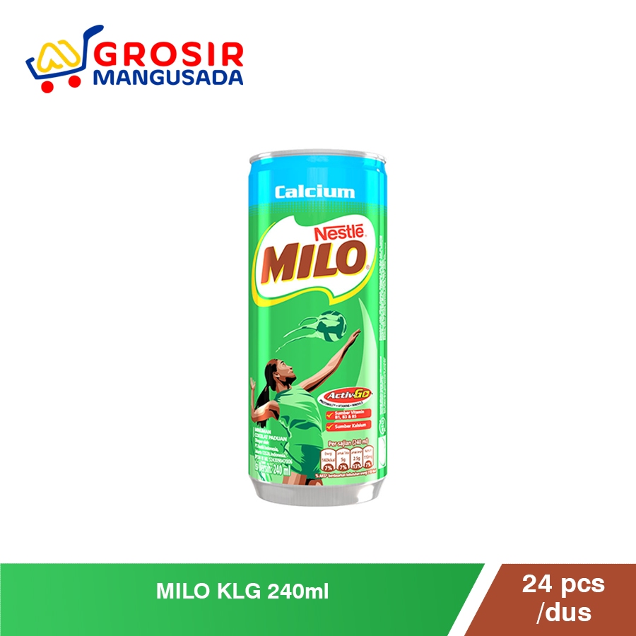 

Harga Grosir 3pcs MILO Susu Coklat Original Klg 240 ml