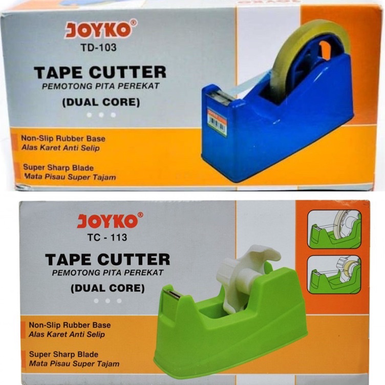 

Sale Tape Dispenser Tempat Isolasi 1inchi 0.5inchi JOYKO TD-103 / TC-113