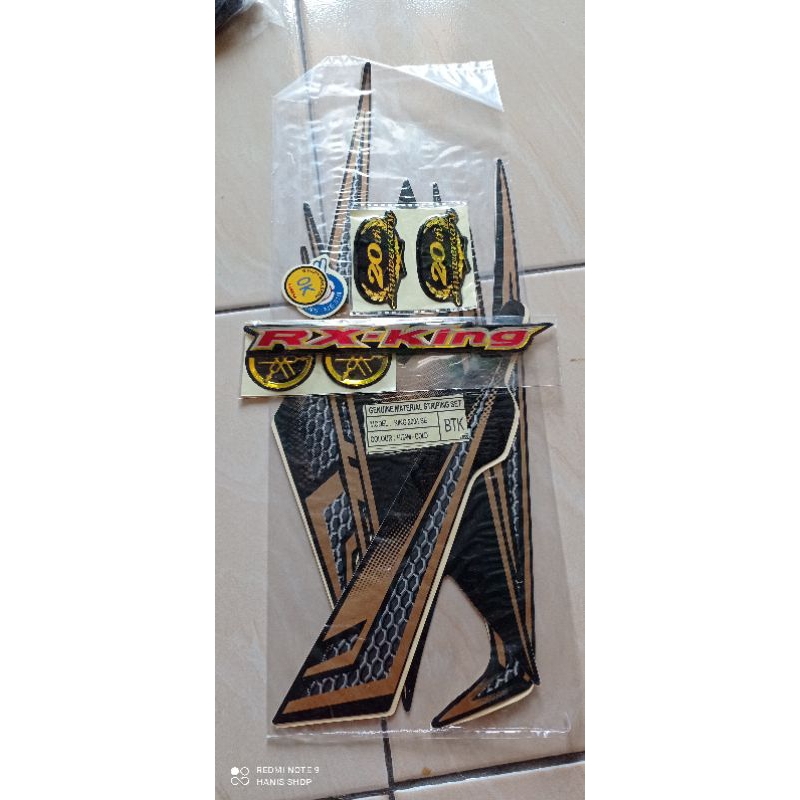 striping rx king 2003 2004 se gold full set