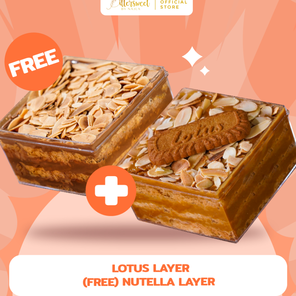 

ZRXN8320 [PROMO SALE!!!] Bittersweet by Najla - Lotus Layer & Nutella Layer