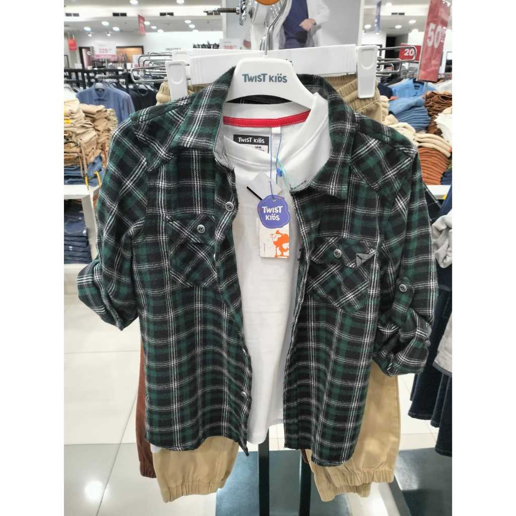 Twist Kids Kemeja Lengan Panjang Anak Laki-Laki 2237300158