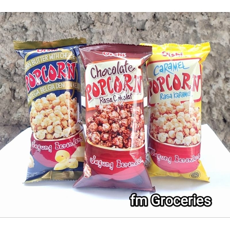 

Oishi Popcorn Caramel 20 gram isi 5 pcs