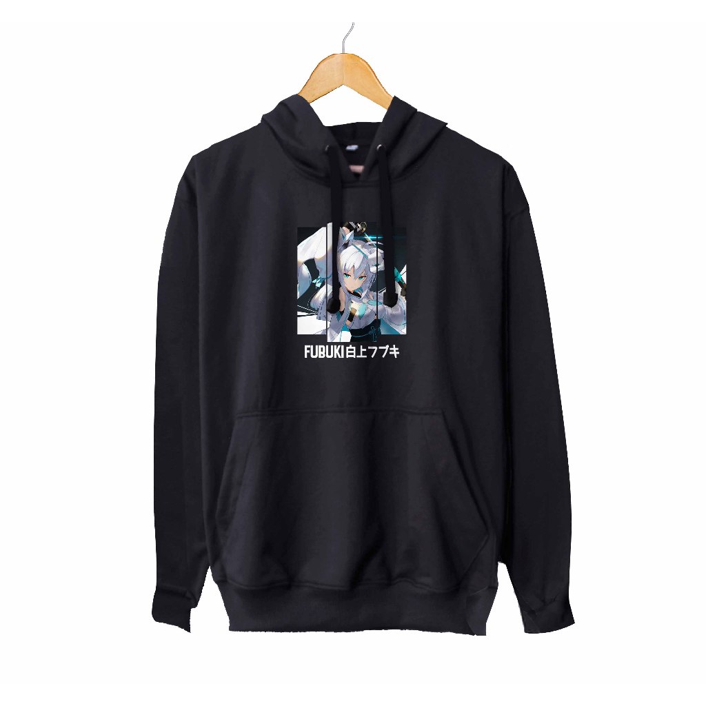 Jaket hoodie jumper infinite vtuber SHIRAKAMI FUBUKI WALFRIEND - HOLOLIVE JPN material cotton fleece